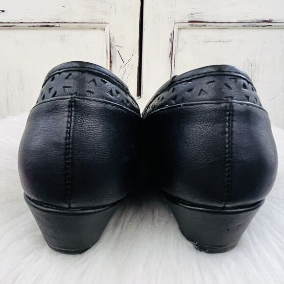 Euro Soft by Sofft Enid Black Vegan Leather Soft Soled Slip on Comfort Shoes 7M - Picture 5 of 8